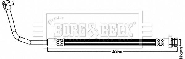 BORG & BECK Тормозной шланг BBH8215